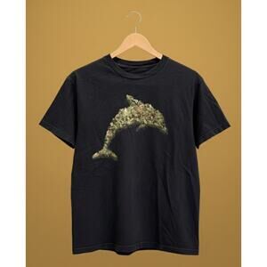 VTG ODD FUTURE Black Jasper Dolphin Weed T-Shirt Tee Shirt M L Tyler the Creator